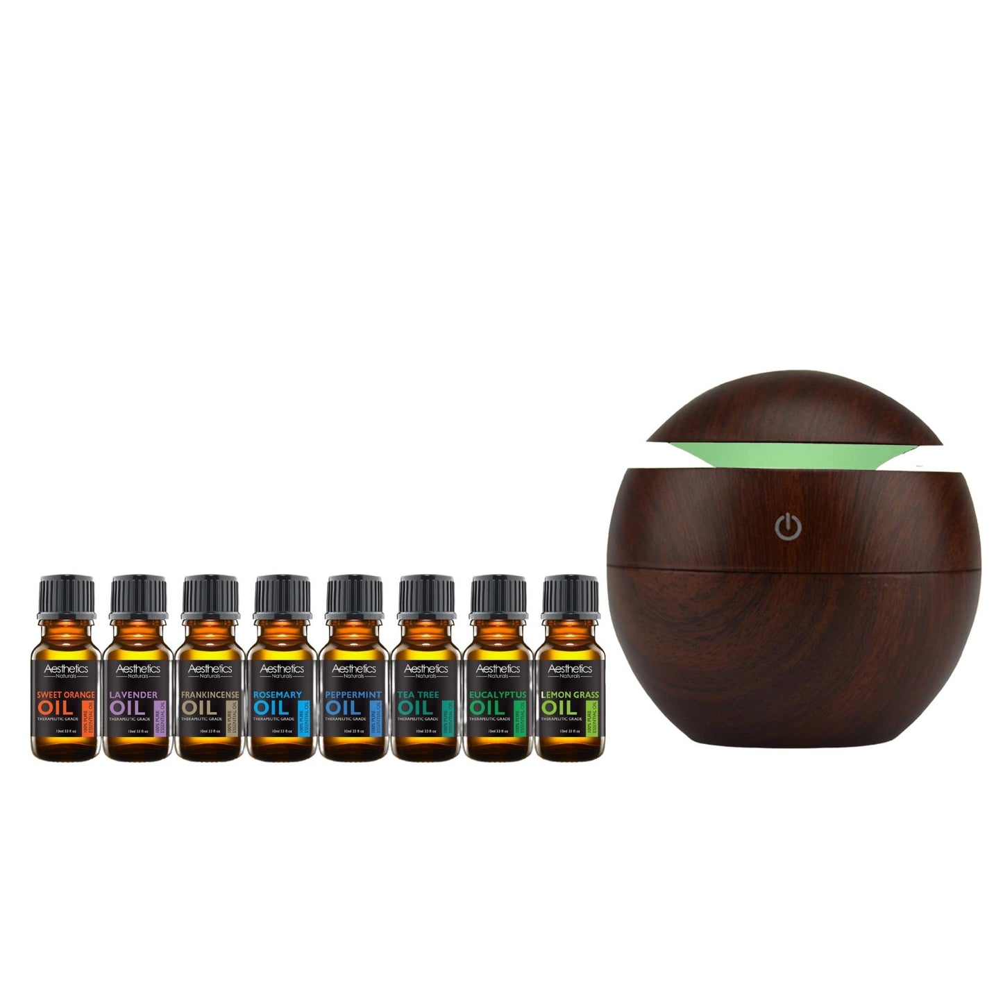 USB Ultrasonic LED 7 Color Essential Oil Diffuser