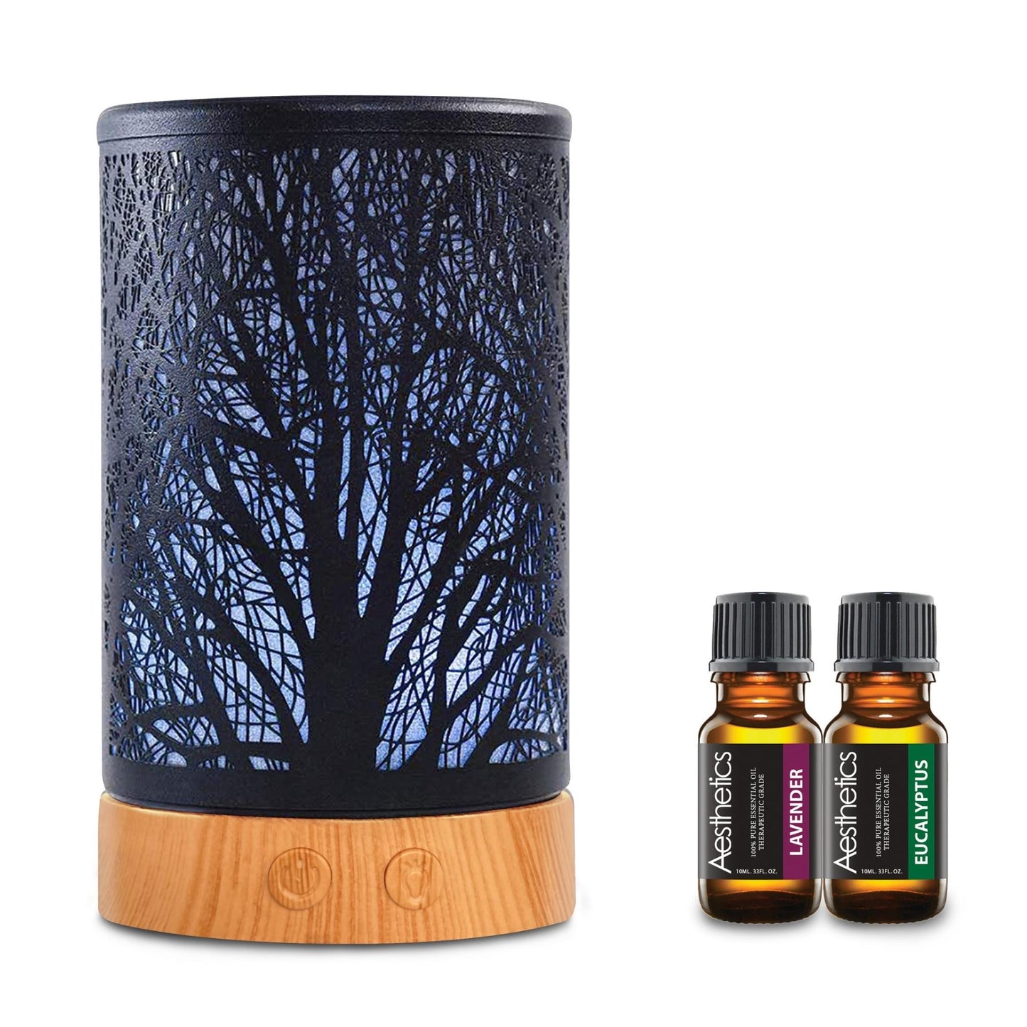 Ultrasonic Aromatherapy Tree of Life Diffuser with Optional Essential Oils