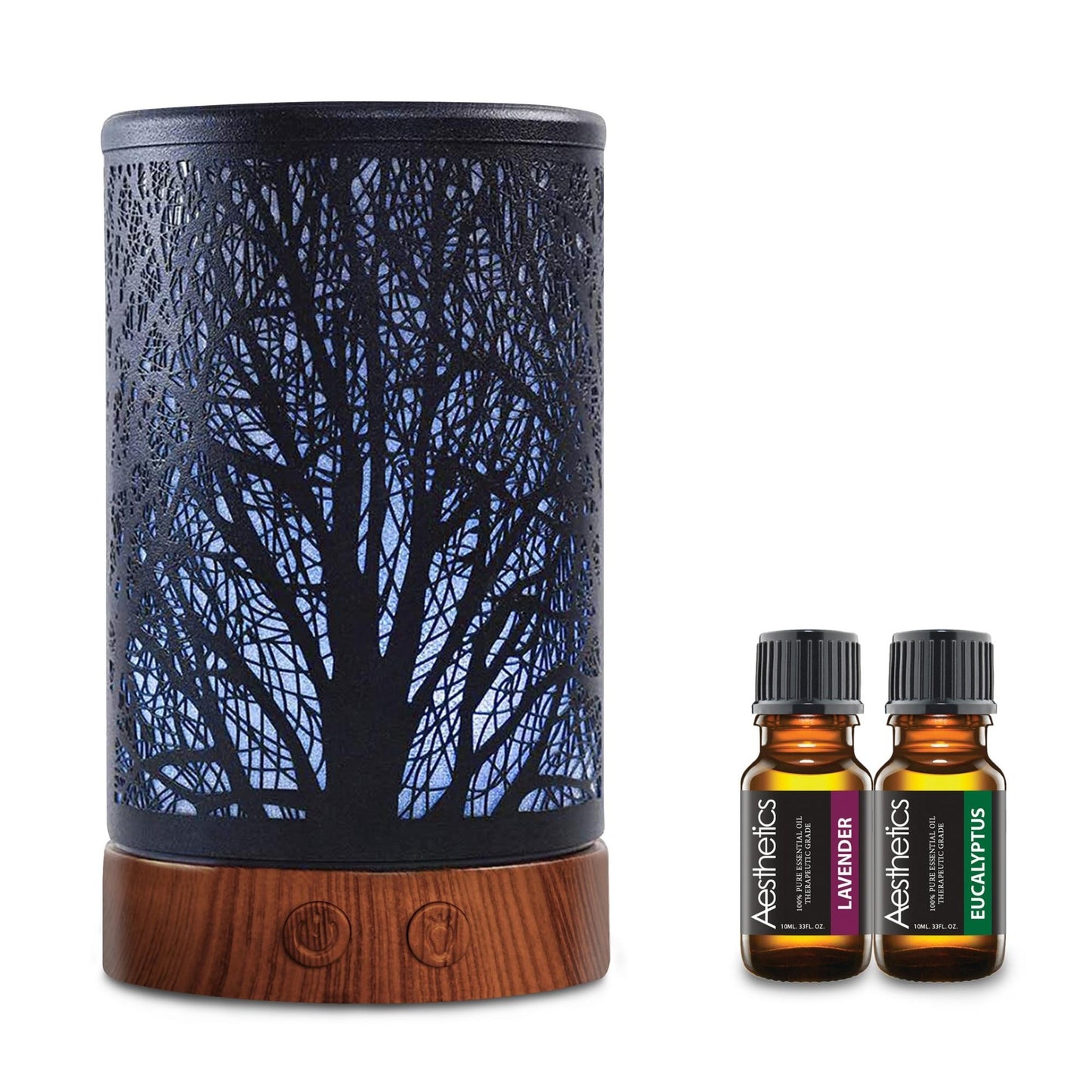 Ultrasonic Aromatherapy Tree of Life Diffuser with Optional Essential Oils